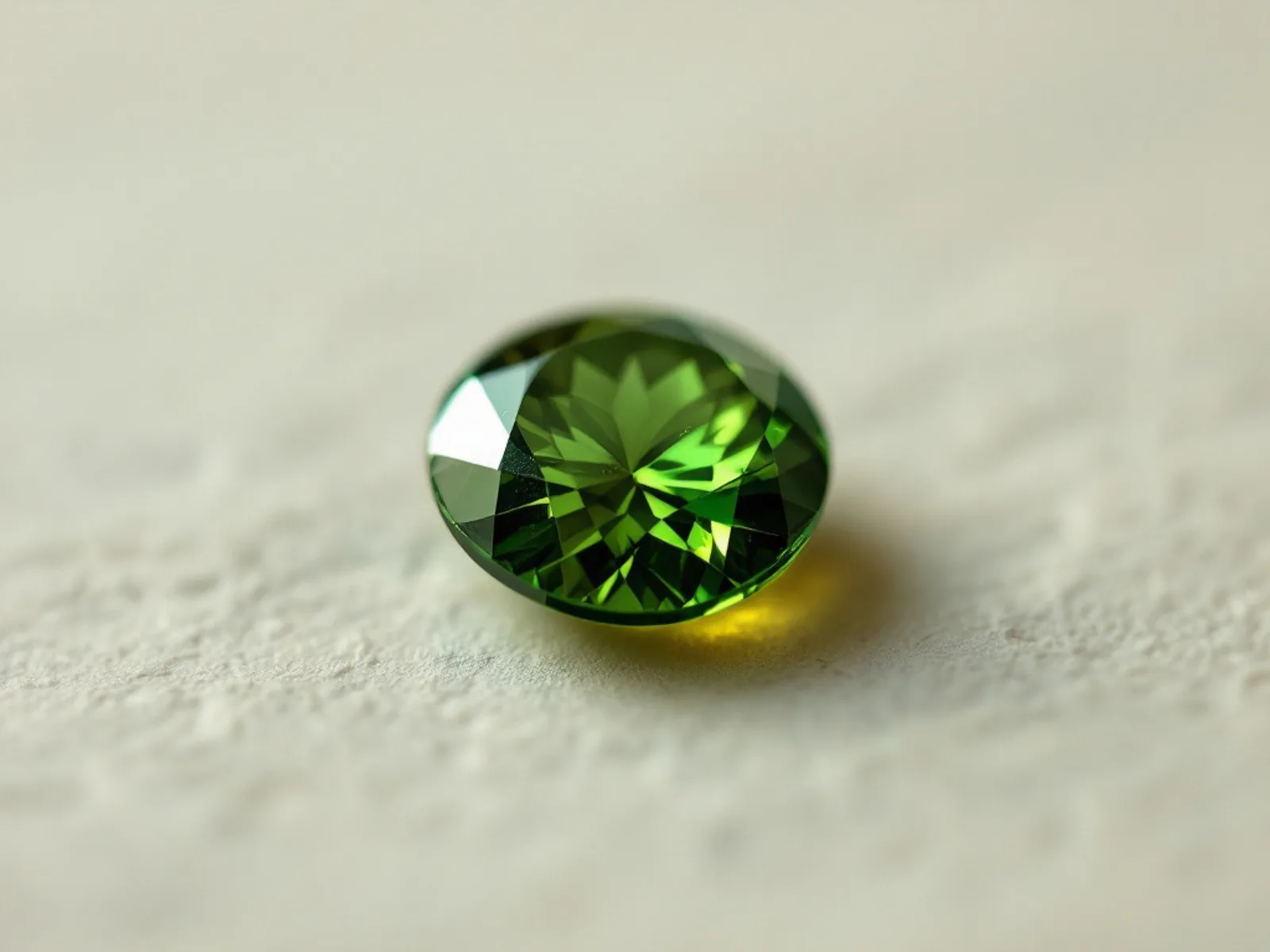 Loose demantoid gemstones