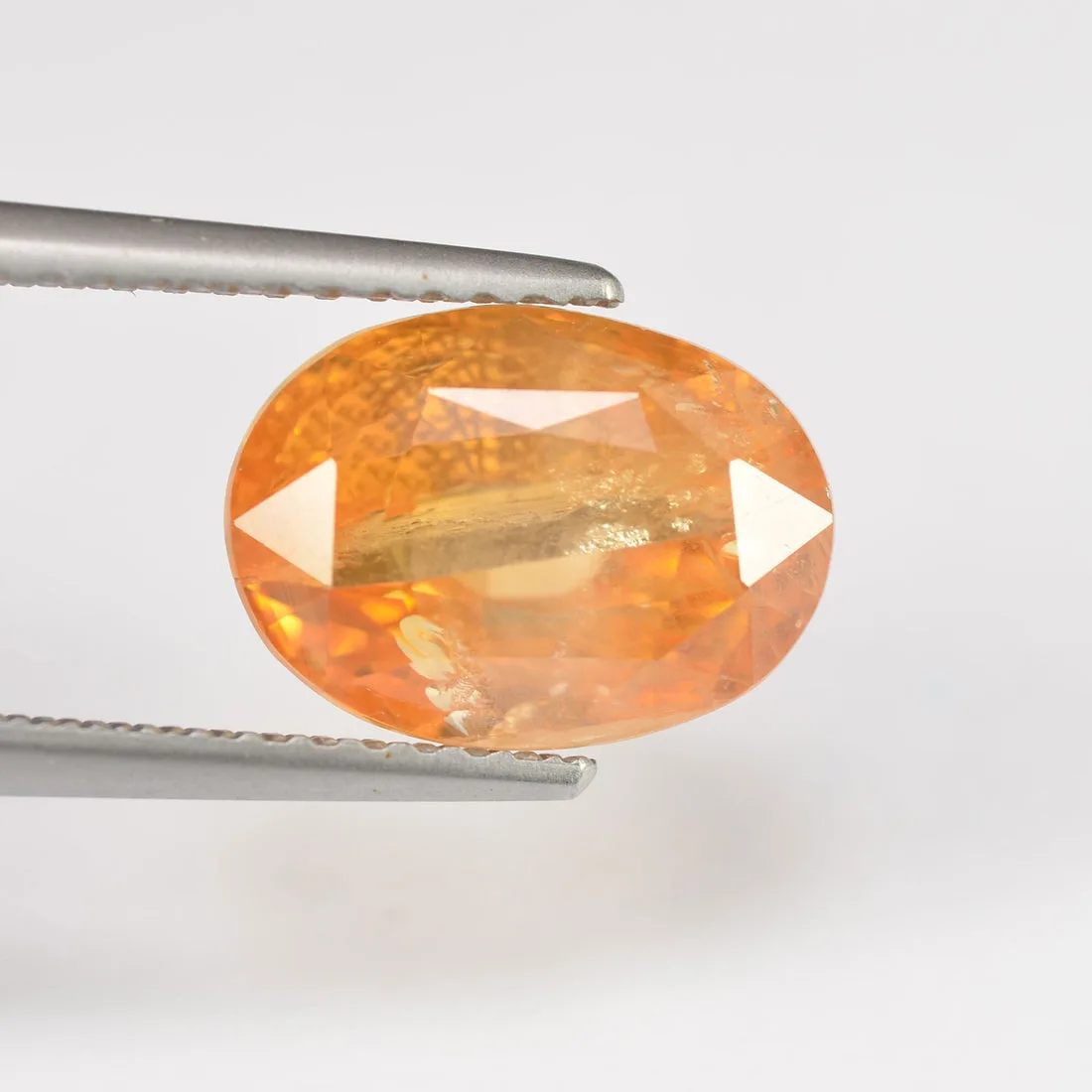 4.94 cts Natural Yellow Sapphire Loose Gemstone Oval Cut